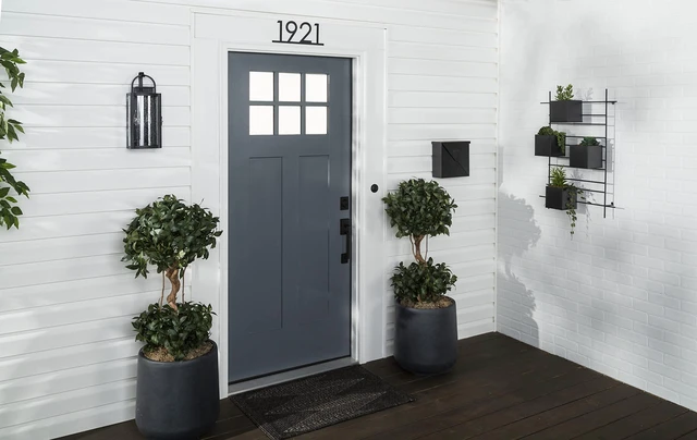 Alt view image 7 of 7 - 369387 Advanced Dry Door & Trim Paint, Quart, Satin Alpine Gray