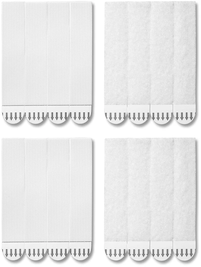 Main image of 10 lb Large Narrow Picture Hanging Strips, 28 Pairs(64 Strips), Damage-Free Damage-Free Removable Picture Hangers, Heavy Duty Wall Hangers for Frame Hanging and Home Decor, No Tools, Waterproof