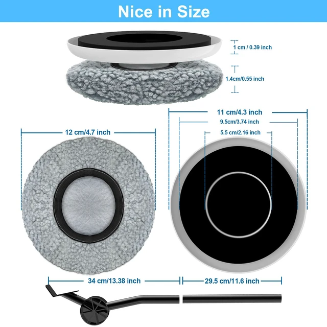 Alt view image 2 of 7 - New Upgrade Furniture Sliders - Multi-Surface 3-in-1 Movers Sliders Round Moving Pads with 8PCS 4.3" Carpet Sliders + 4PCS Hard Floor Socks + 1 Lifter - Protect Floor and Easily Move Furniture