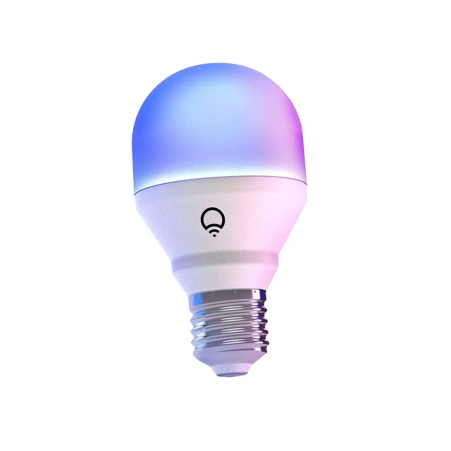 Alt view image 4 of 7 - Color Smart Light Bulbs (2-Pack) A19 E26, Matter Compatible RGB + Tunable White (800 Lumens), WiFi Dimmable Color Changing (2.4GHz), Compatible with Apple HomeKit, Alexa & Google