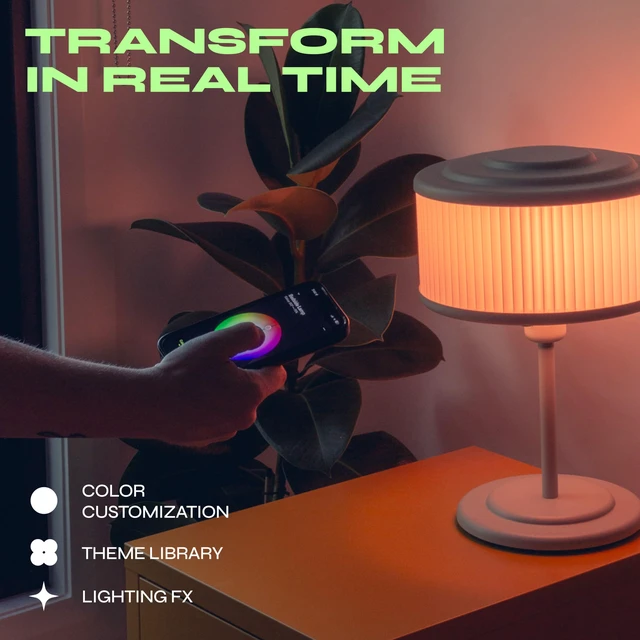 Alt view image 3 of 7 - Color Smart Light Bulbs (2-Pack) A19 E26, Matter Compatible RGB + Tunable White (800 Lumens), WiFi Dimmable Color Changing (2.4GHz), Compatible with Apple HomeKit, Alexa & Google