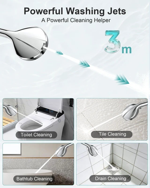 Alt view image 6 of 7 - Filtered Shower Head with Handheld, 5 Filters, Hard Water Softener 9 Spray Modes, High Pressure, 20-Stage Filtration, Remove Chlorine and Heavy Metals, Relieve Dry Itchy Skin, Hose Included