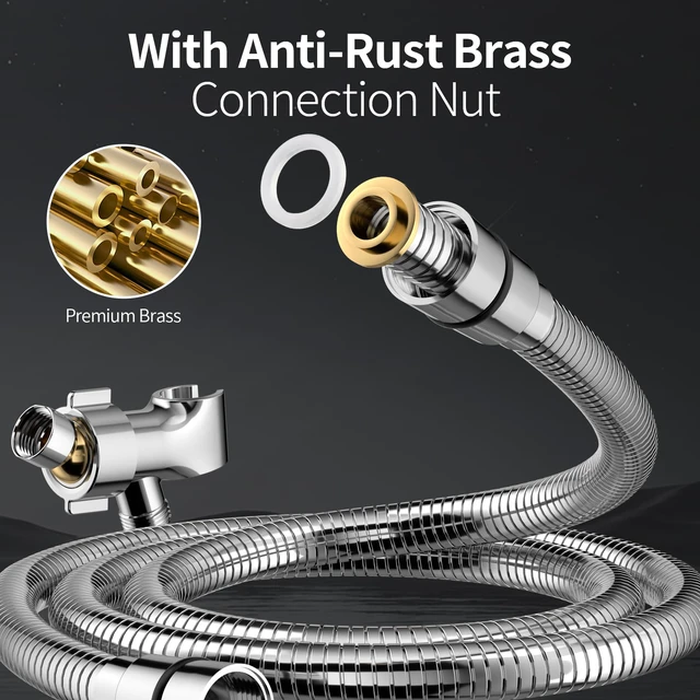 Alt view image 7 of 7 - High Pressure Filtered Handheld Shower Head 9 Spray1 filter Removes Chlorine and Hard Water Impurities, Power Wash Mode, Anti-Clog Soft Silicone Nozzles,Adjustable Bracket