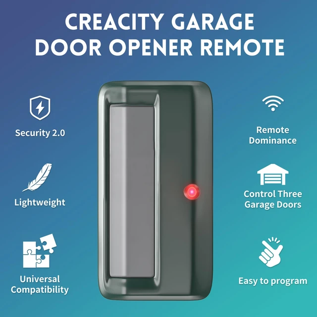Alt view image 2 of 6 - 2 for Chamberlain Craftsman Garage Door Opener Remote 891LM 971LM Universal,Green