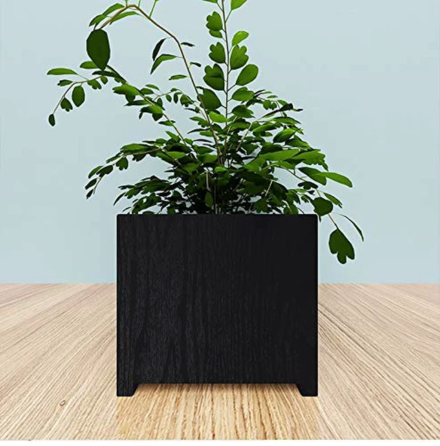 Alt view image 5 of 6 - Black Wood Peel and Stick Wallpaper Wood Contact Paper 17.7" × 197" Self-Adhesive Wallpaper Removable Waterproof Wall Paper Vinyl for Countertop Furniture Kitchen Countertop Easy to Clean