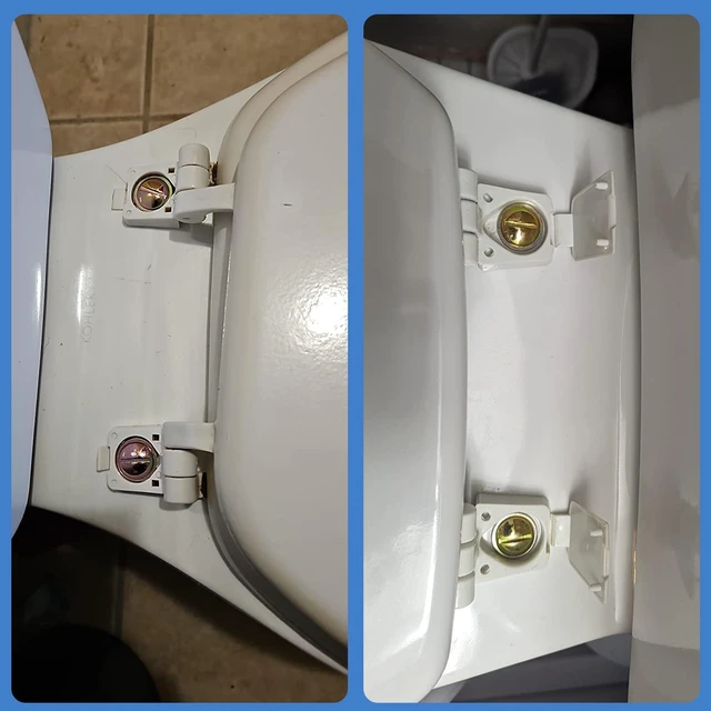 Alt view image 5 of 7 - Toilet Seat Screws, Toilet Seat Bolts, Hinge Bolts & Nuts, 32 Pcs Plastic Nuts and Metal Washers, Heavy Duty Fastener, Universal Toilet Seat Bolts, Fits for Kohler, TOTO & American Standard