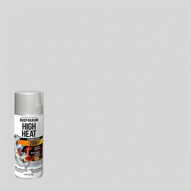 Alt view image 2 of 4 - 248904 Automotive High Heat Spray Paint, 12 Ounce (Pack of 2), Flat Aluminum