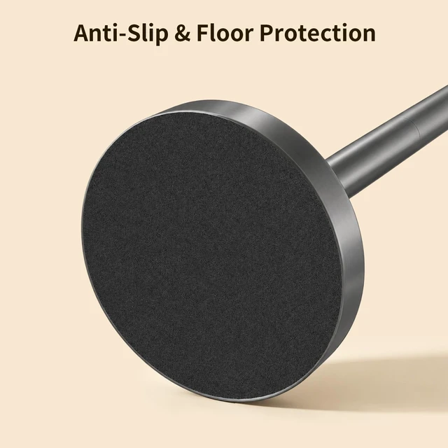 Alt view image 4 of 6 - Toilet Paper Holder Stand with Weighted Base, Brushed Graphite Stainless Steel Design with Open-Arm Access for Bathrooms and Powder Rooms