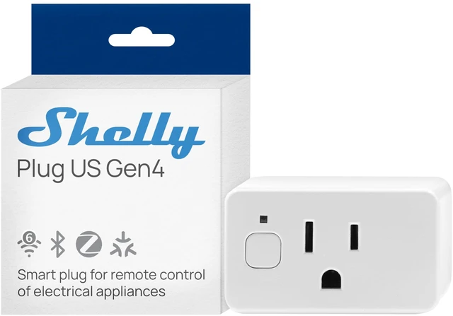 Main image of Smart Plug UL, WiFi, Bluetooth, Zigbee, Matter Outlet with Power Metering, Works with HomeKit, Google Home, Alexa, Home Assistant, Smart Socket, Easy Setup, Remote Control, Plug US Gen4 White
