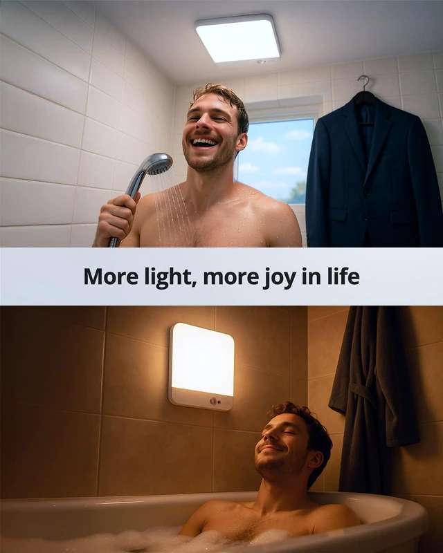Alt view image 4 of 7 - Rechargeable Closet Lights Motion Sensored Wireless Renter Friendly 2 Pack Square Ceiling Lights No Wiring Needed, Magnetic, with Remote, Stick on Shower Hallway, Lampara de Techo Recargable
