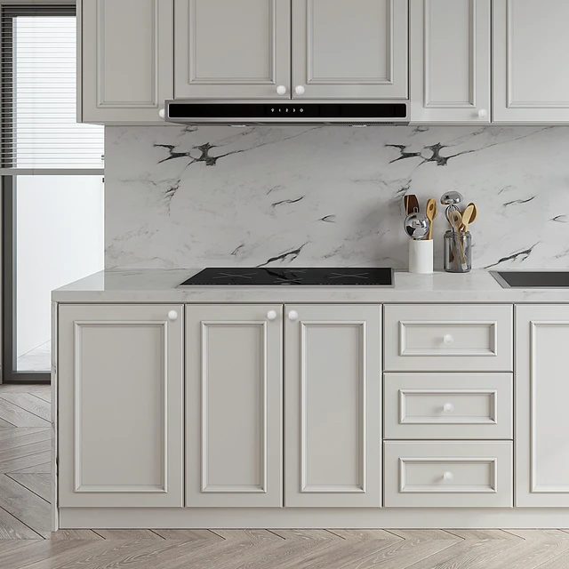 Alt view image 7 of 7 - White Cabinet Drawer Hardware,30mm Kitchen Cabinet Knobs,30 Pack Drawer Pulls, Stainless Steel, Round Shape, Smooth Touch, with Installation Screws, for Dressers Kitchens Cupboard
