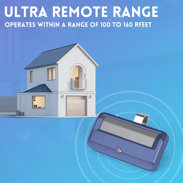 Alt view image 4 of 6 - 2 for Chamberlain Craftsman Garage Door Opener Remote 891LM 971LM Universal,Blue