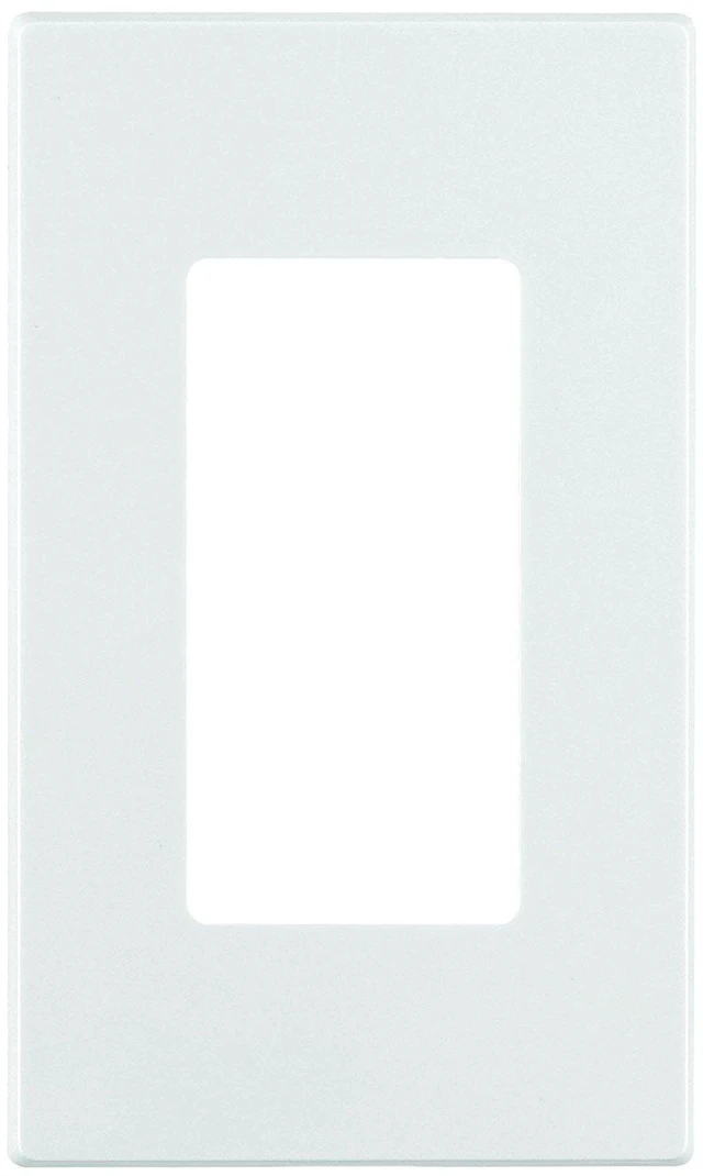 Alt view image 2 of 2 - 80301-SW 1-Gang Decora Plus Wallplate Screwless Snap-On Mount (10 Pack, White)
