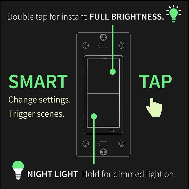 Alt view image 2 of 6 - 800 Series Z-Wave Long Range S2 Dimmer Switch ZEN77 800LR, White | Simple Direct 3-Way and 4-Way Solution (Works with Regular Switches, No Aux Switch Needed) | Z-Wave Hub Required