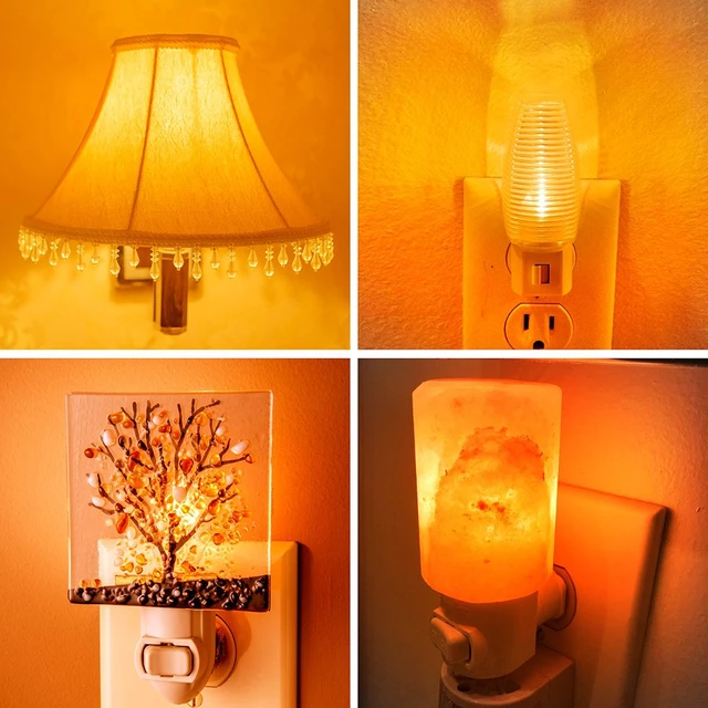 Alt view image 3 of 7 - C7 LED Bulbs, E12 Candelabra Base, Amber 2200K, 50LM, 30 Pack 0.5W low power bulb, 4W-7W equivalent, replacement bulb for salt lamps and nightlights