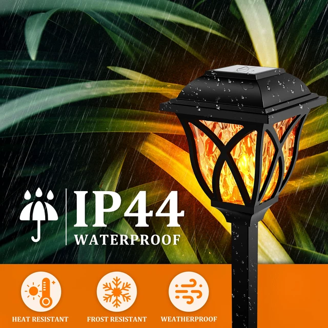 Alt view image 3 of 6 - Solar Lights Outdoor Waterproof, LED Solar Garden Lights Outdoor Decorations, Garden Decor for Yard, Patio, Landscape, Planter, Walkway