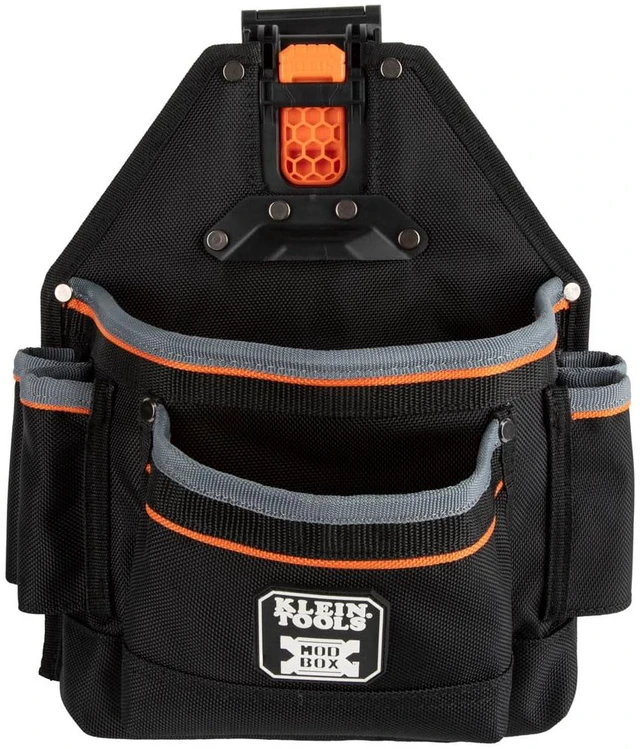Main image of MODbox Tool Pouch, Electrician Bag, Quickly Attach and Release from Tool Belts and MODBox Rail System