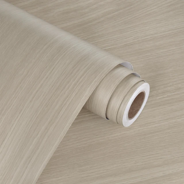 Alt view image 7 of 7 - 24" x 394" Large Wood Contact Paper for Countertops Waterproof Neutral Wood Wallpaper Peel and Stick Kitchen Countertop Contact Paper Self Adhesive Wooden Vinyl Wrap for Tables Cabinets Walls