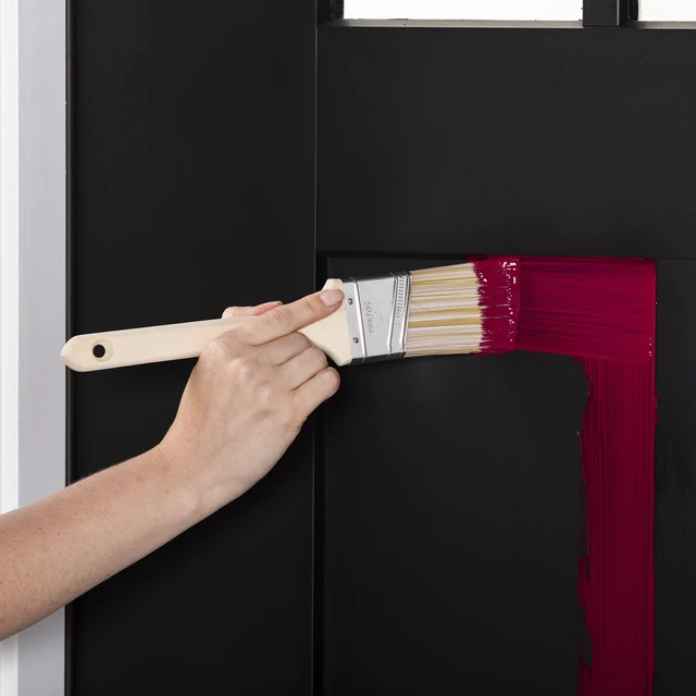 Alt view image 3 of 7 - 369385 Advanced Dry Door & Trim Paint, Quart, Satin Cranberry