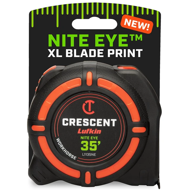 Main image of Lufkin 35 Ft. WORKHORSE NITE EYE Tape Measure | L1135NE