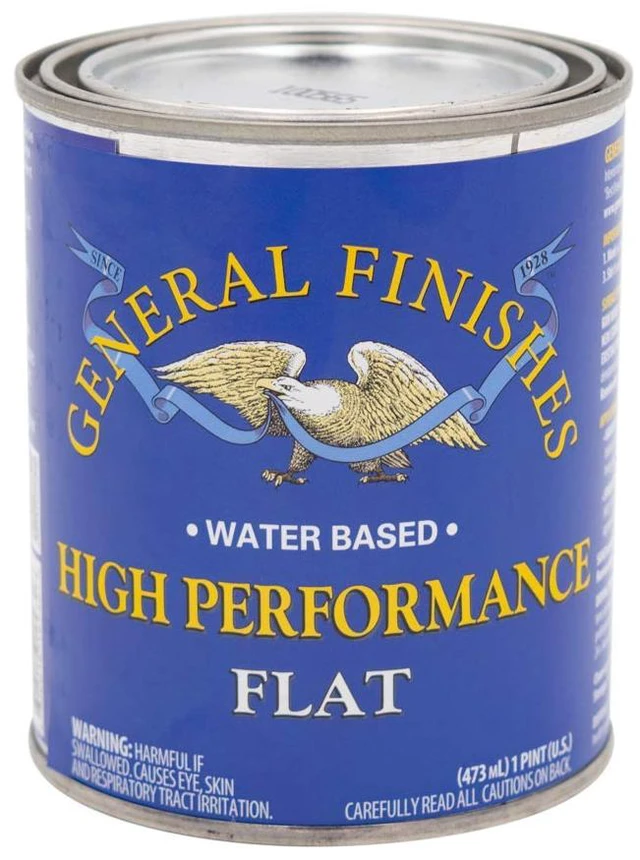 Main image of High Performance Water Based Topcoat, 1 Pint, Flat Water Based Household Varnishes