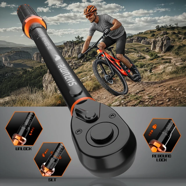 Alt view image 4 of 7 - Inch Pound Torque Wrench 1/4 Drive Click 20-220 In.Lb / 2.3-24.9 N.m ±3% Accuracy Dual-Direction CR-V 72-tooth Dual-Scale for MTB Bicycle, Bike, Small Equipment, Motorcycle Repair