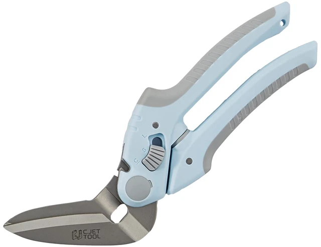Main image of 8" Heavy Duty Carpet Cutter, Multipurpose, Professional Soft Grip Stainless Steel (Blue)