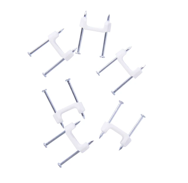 Alt view image 4 of 6 - PS-350C Plastic Staple, ½, Secures: Romex, UF and NM Electrical Cable, White