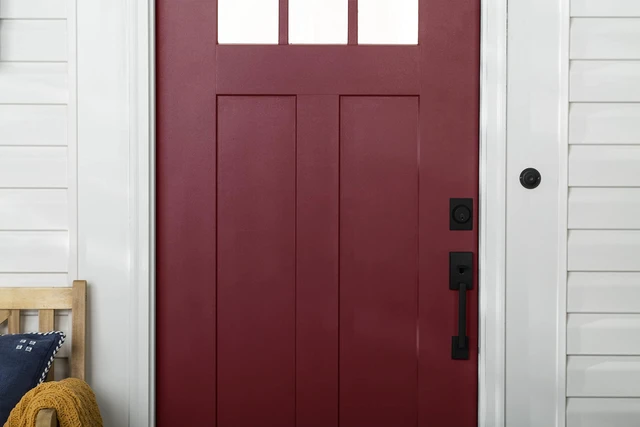 Alt view image 6 of 7 - 369385 Advanced Dry Door & Trim Paint, Quart, Satin Cranberry