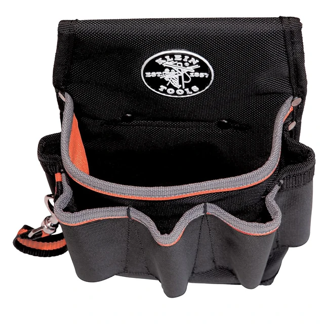 Alt view image 7 of 7 - 5241 Tool Pouch, Tradesman Pro Tool Pouch with Electrical Tape Thong and Heavy Duty Reinforced Bottoms, 6-Pocket