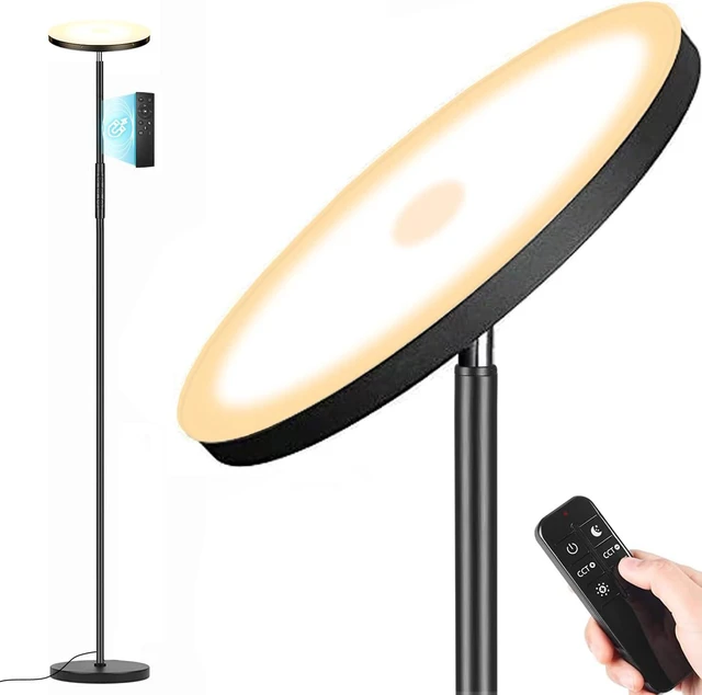 Main image of Upgraded Torchiere Floor Lamp,36W 3600LM Super Bright LED Floor Lamp for Living Room Bedroom Office, Dimmable Modern Standing Tall Lamp with Remote & Touch Control