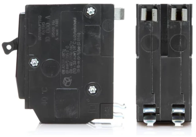 Alt view image 6 of 7 - Genuine Square D QO240 40 Amp Double Pole Circuit Breaker Kit UL Listed, Plug-On Replacement for QO Load Center Panel Box, 40A, 120/240V, 10kAIC, 40Amp, 2 Pole QO Circuit Breaker, 1 Pack