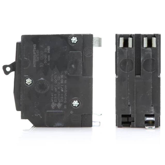Alt view image 7 of 7 - Genuine Square D QO220 20 Amp Double Pole Circuit Breaker Kit UL Listed, Plug-On Replacement for QO Load Center Panel Box, 20A, 120/240V, 10kAIC, 20Amp, 2 Pole QO Circuit Breaker, 1 Pack