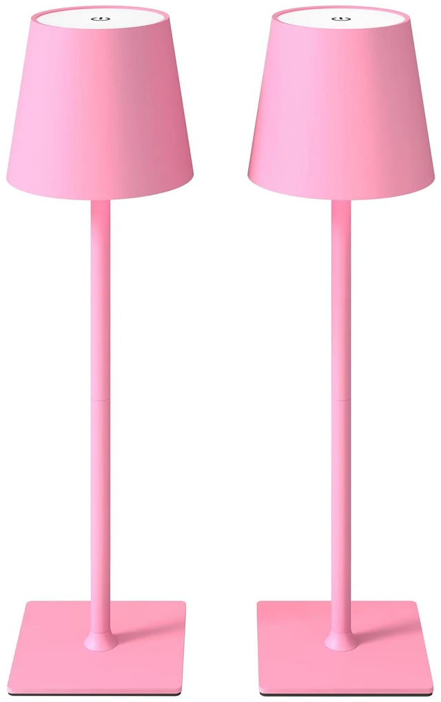 Main image of 2 Pack Cordless Table Lamps, 3 Colors Stepless Dimming, 5000mAh Rechargeable Battery LED Desk Lamp for Bedroom/Couple Dinner/Desk/Cafe/Dining Room/Terrace