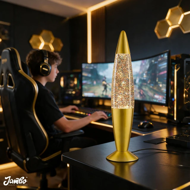 Alt view image 5 of 7 - 16-Inch Rainbow Glitter Lamp I Beautiful Liquid Lamp I Entertaining for Adults and Kids I Perfect Holiday Gift