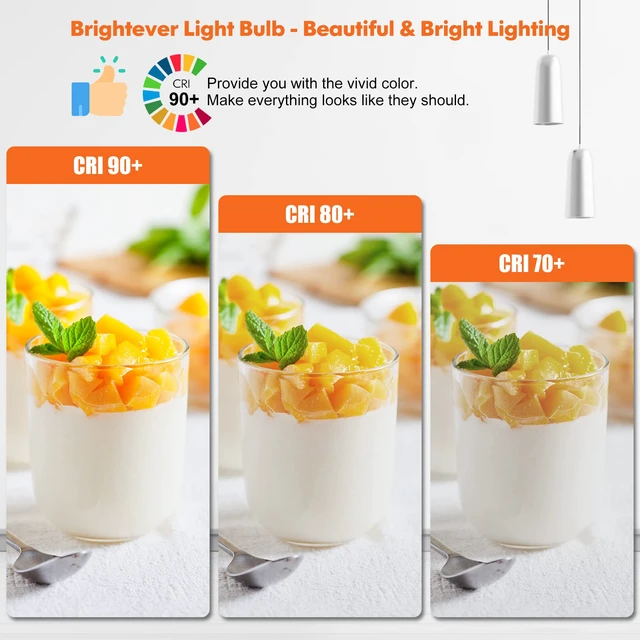 Alt view image 3 of 6 - LED Light Bulbs, 100 Watt Equivalent A19 LED Bulbs, 13W 2700K Warm White 1500 Lumens Non-Dimmable Bright E26 Edison Medium Screw Bulbs for Home Bedroom Kitchen Living Room Office Lamp, 4-Pack