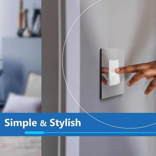 Alt view image 7 of 7 - Decorator Wall Plate, Mid-Size 1-Gang, Acrylic, Mirror Glass Silver Screwless Light Switch/Outlet Cover, Impact Resistant, Reflective, Plexiglass, Tough And Heat Resistant, Easy Installation
