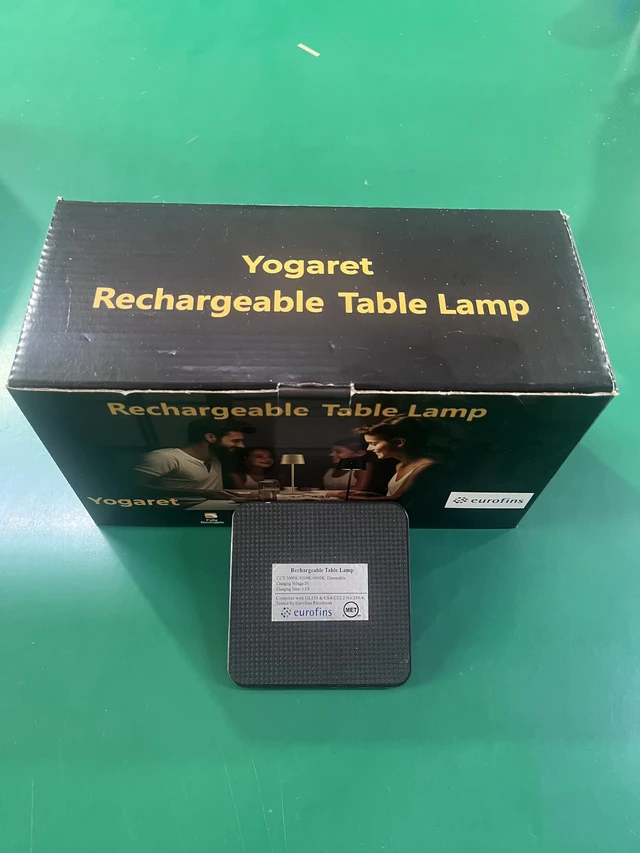 Alt view image 7 of 7 - Black Cordless Table Lamps, 6000mAh Rechargeable Battery, 2 Pack Portable table lights set of 2 wireless battery operated lamps for indoor tables, patio, restaurant, dinner and kitchen