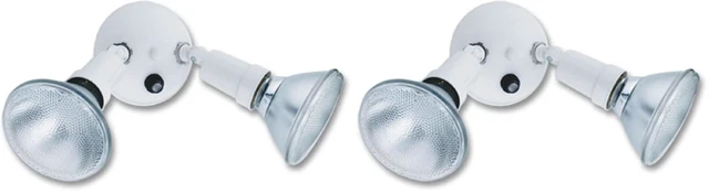 Main image of OFTH 300PR 120 P WH-M12 Adjustable Twin PAR Holder with Dusk-to-Dawn, 120 Volts, 300 Watts, White (Pack of 2)