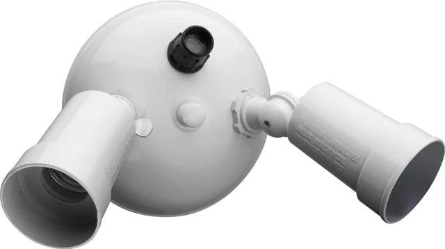 Alt view image 3 of 7 - OFTH 300PR 120 P WH-M12 Adjustable Twin PAR Holder with Dusk-to-Dawn, 120 Volts, 300 Watts, White (Pack of 2)