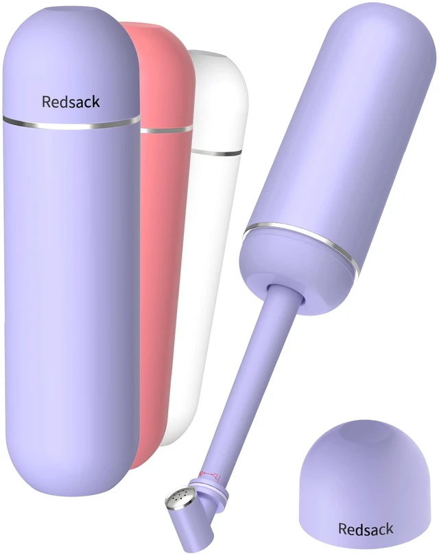 Main image of Portable Bidet for Travel & Camping - Manual Squeeze Peri Bottle Handheld 3 Leak-Proof Seals | BPA-Free | Feminine Hygiene Care | Postpartum | Extendable Sprayer with Nozzle | for Men&Women-Purple