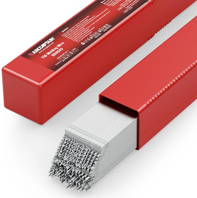 Main image of ER4043 Aluminum TIG Welding Rod, 1/16" x 16" 5LB Excellent Fluidity, Low Crack Sensitivity & Smooth Bead Appearance for Precision Aluminum TIG Welding