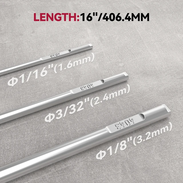 Alt view image 2 of 6 - ER4043 Aluminum TIG Welding Rod, 1/16" x 16" 5LB Excellent Fluidity, Low Crack Sensitivity & Smooth Bead Appearance for Precision Aluminum TIG Welding