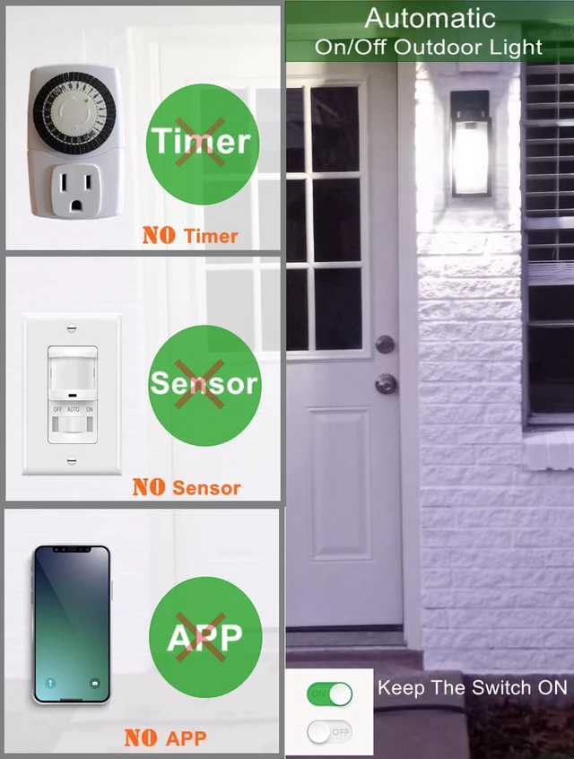 Alt view image 5 of 6 - 6-Pack Dusk to Dawn LED Outdoor Light Bulb, 10W 5000K Daylight 1100LM, Auto On/Off Light Sensor, E26 Base - Weatherproof for Porch, Yard & Garage