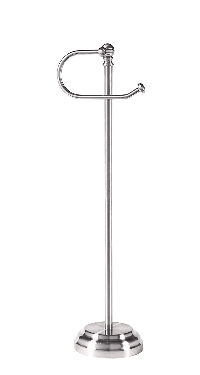 Alt view image 3 of 6 - Classic Bathroom Free Standing Toilet Tissue Paper Roll Holder Stand