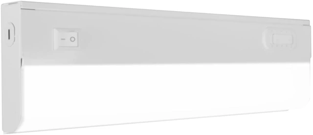 Main image of 12 LED Direct Wire Under Cabinet Light with On/Off Switch - Dimmable LED Lights for Kitchen - Selectable CCT 2700K-5000K, 340-360 Lumens, 5W - UCB Hardwired Under Cabinet Lighting by Lighting