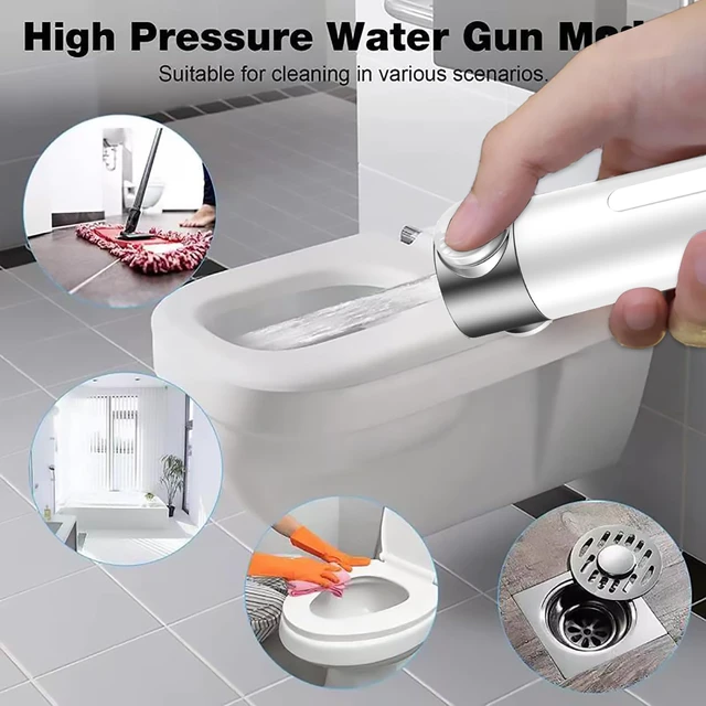 Alt view image 5 of 7 - High Pressure Handheld Shower Head High Pressure Shower Heads- High Flow Even with Low Water Pressure - Hand Held Showerhead Set with 59Replacement Hose/Bracket and Cotton Filters (true white)