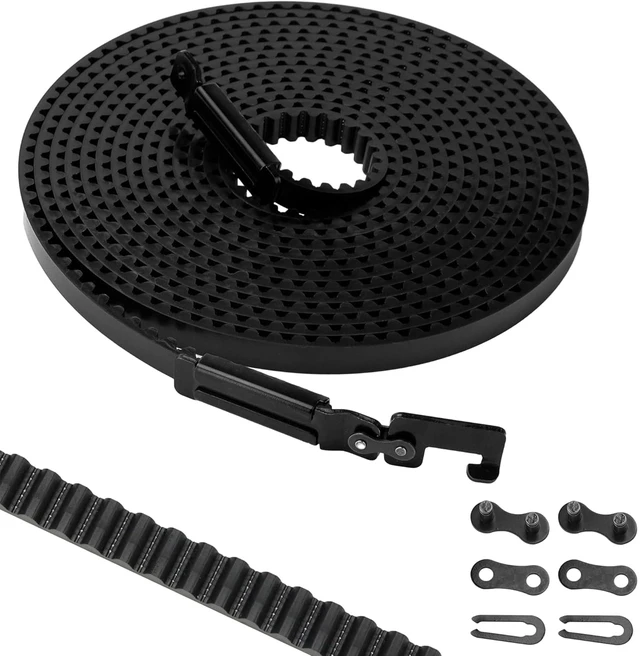 Main image of 41A5434-13A Drive Belt for 8 ft High Garage Doors, 257'' Garage Door Openers Belt 41A5434-13A, Replacement Belt Compatible with Chamberlain LiftMaster Sentex Whisper Belt Drive Garage Door Opener