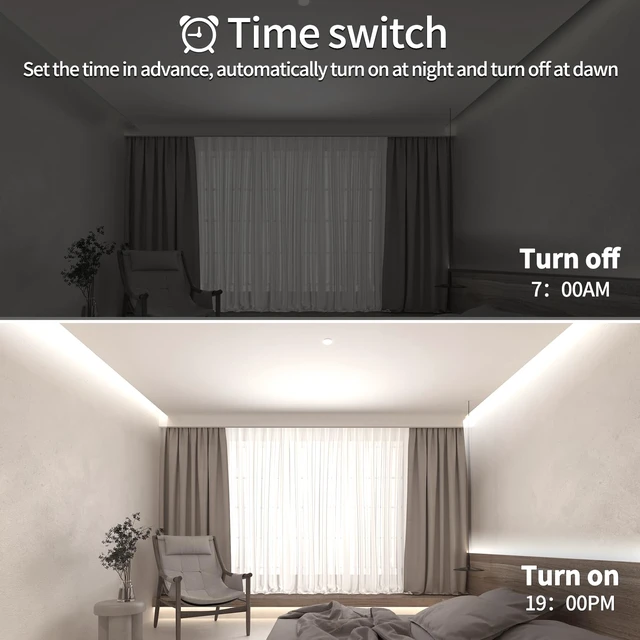 Alt view image 7 of 7 - COB LED Strip Lights 100ft,6000K DC 24V Dimmable White LED Rope Lights for Bedroom,with Remote and app Control LED Lights strip for Living Room, Shelf, Cabinet(2 Rolls of 50ft)