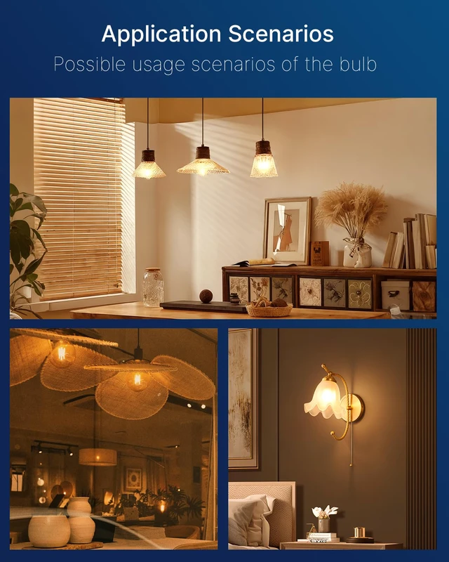 Alt view image 5 of 7 - G25 LED Globe Bulbs, 40W Eqv, 400LM, 2200K Warm White, E26, 12 Pack Dimmable, CRI90+, amber glass, UL listed, instant on, for bathroom vanity, mirror lighting, living room decor